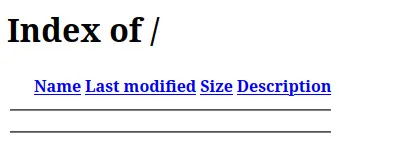 Screenshot of localhost displayed in the browser at the end of this step